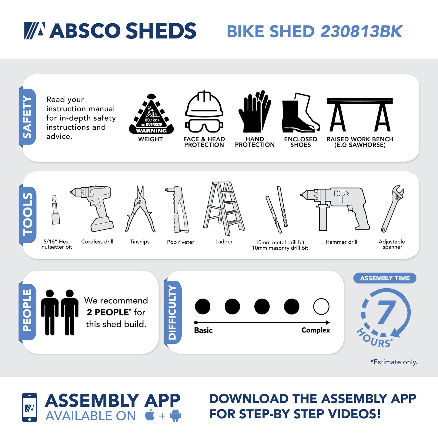 Bike Shed 2.26mH x 0.78mH x 1.31mH