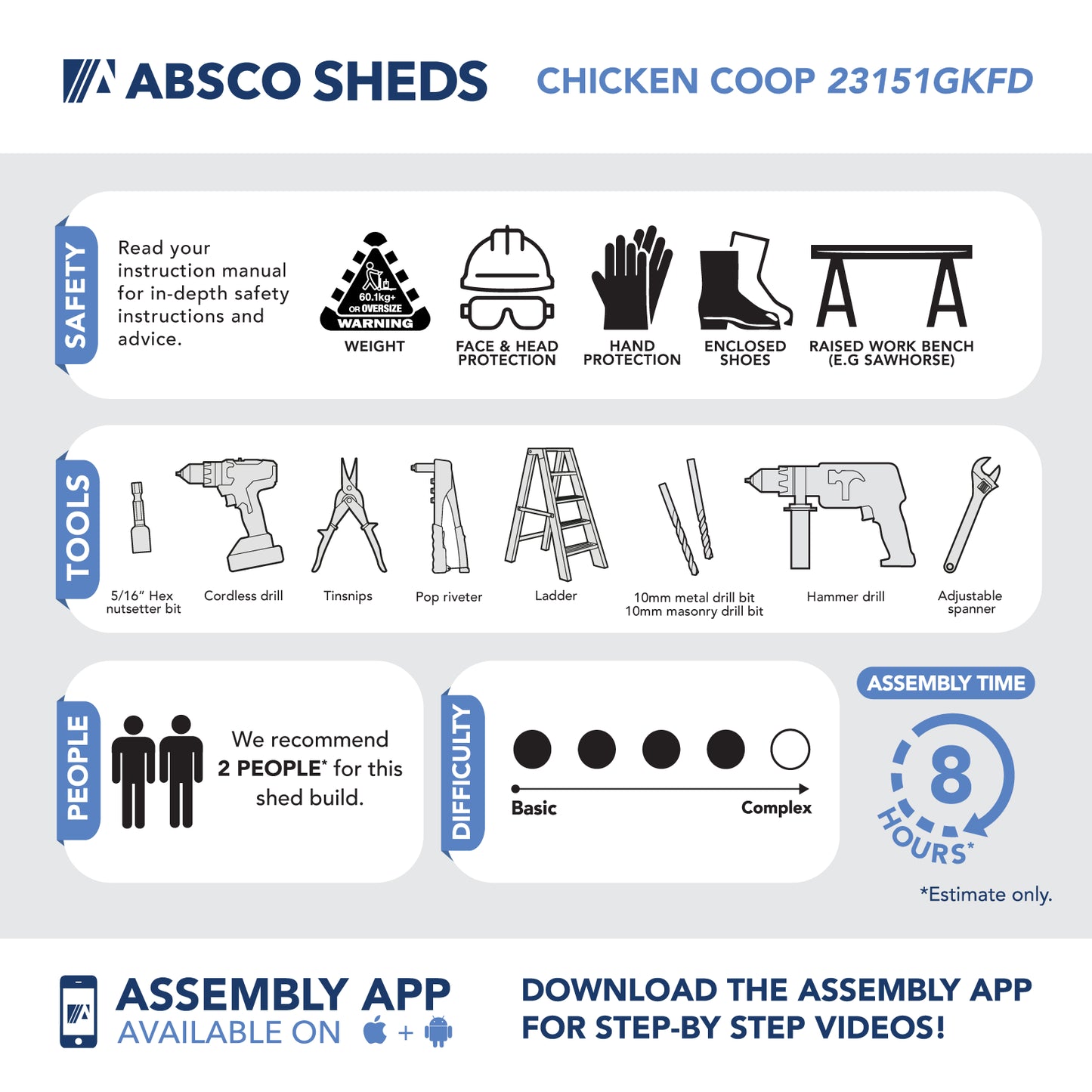 Chicken Coop – 2.26mL x 1.52mW x 2.00mH