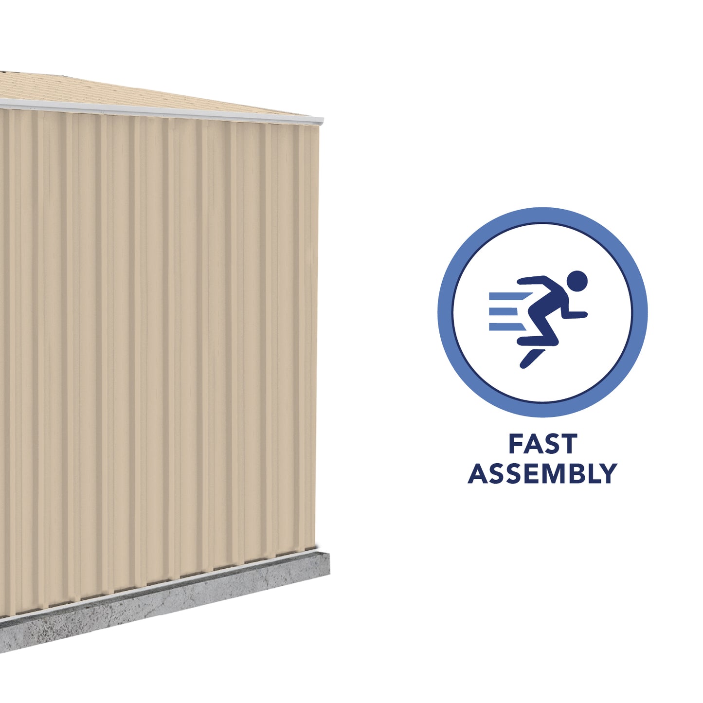 Narrow Shed Kit 1.52mW x 2.26mD x 2.06mH