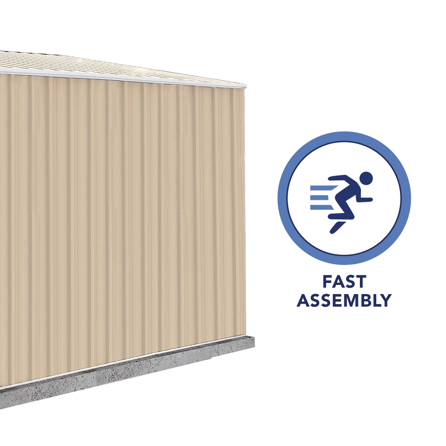 Narrow Shed Kit 1.52mW x 3.00mD x 2.06mH