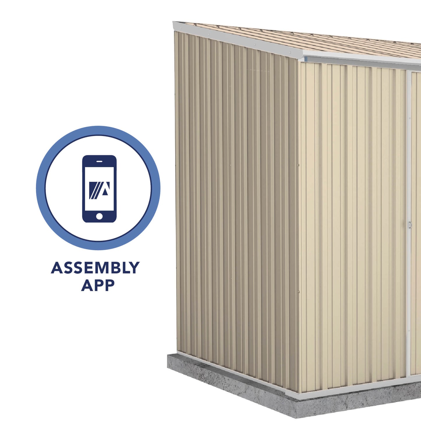 Ezislider Shed Kit 2.26mW x 1.52mD x 2.08mH