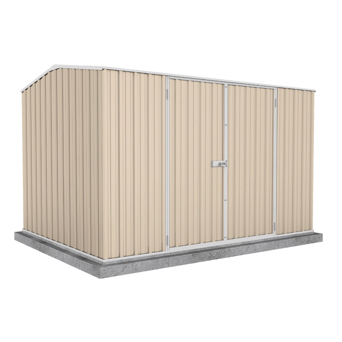 Absco Economy Garden Shed Double Door 3.00mW x 2.26mD x 2.00mH