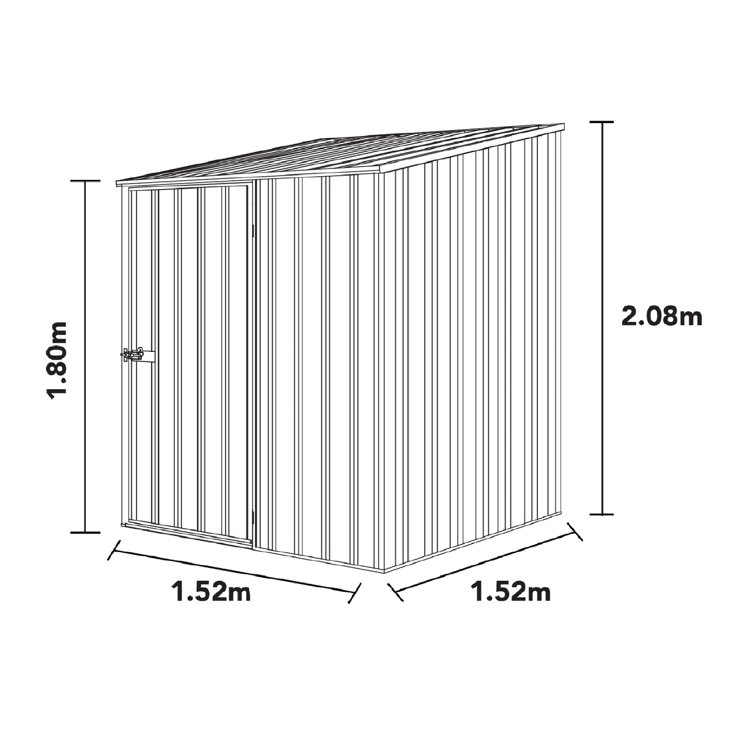 Space Saver Storage Unit – 1.52mW x 1.52mD x 2.08mH