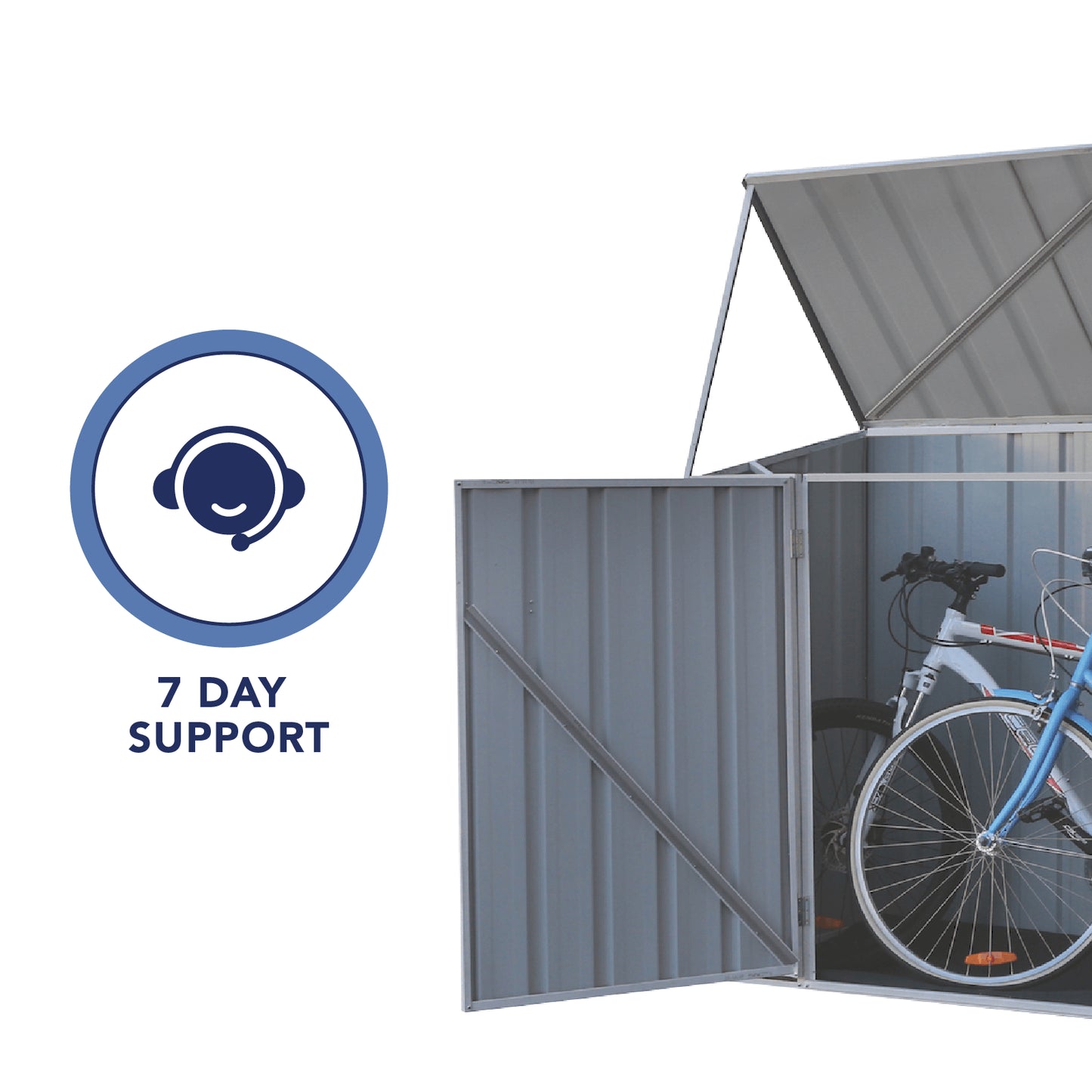 Bike Shed 2.26mH x 0.78mH x 1.31mH