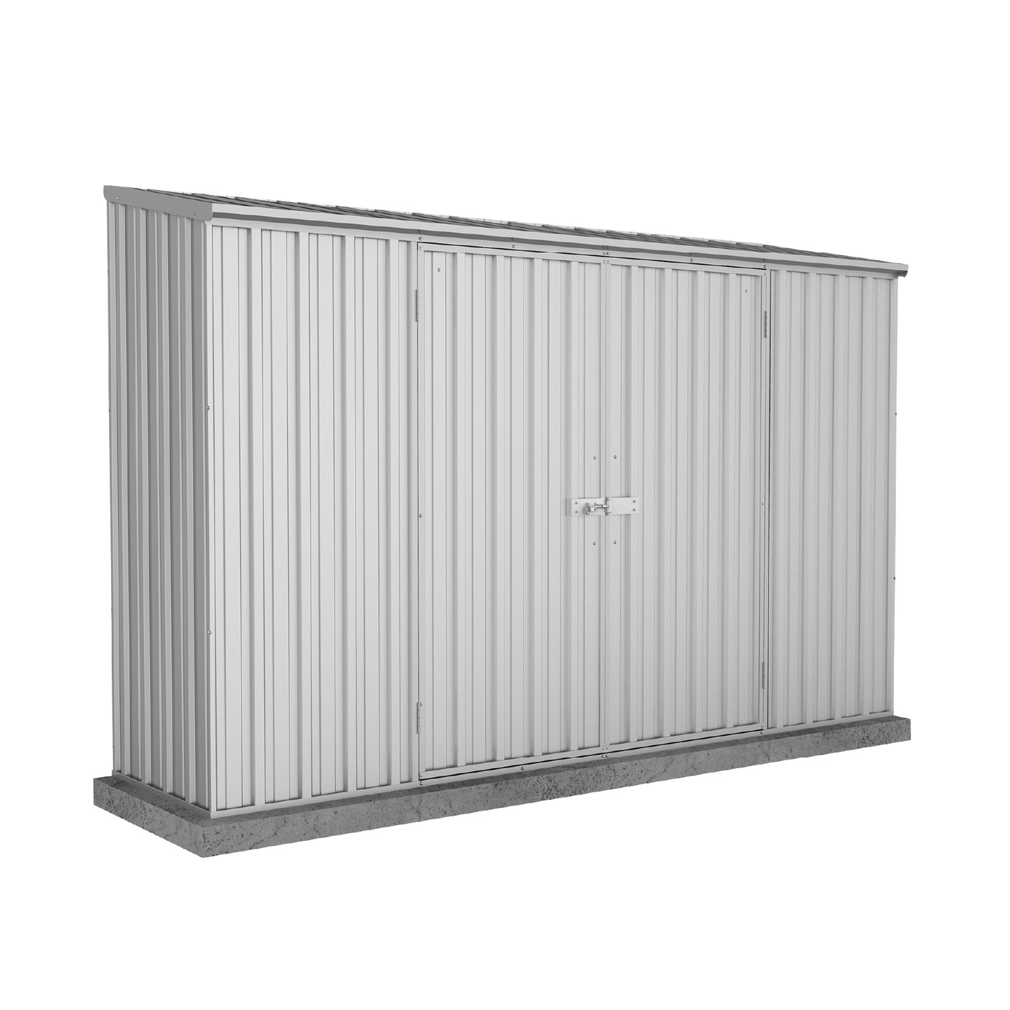 Absco Economy Garden Shed Double Door 3.00mW x 0.78mD x 1.95mH