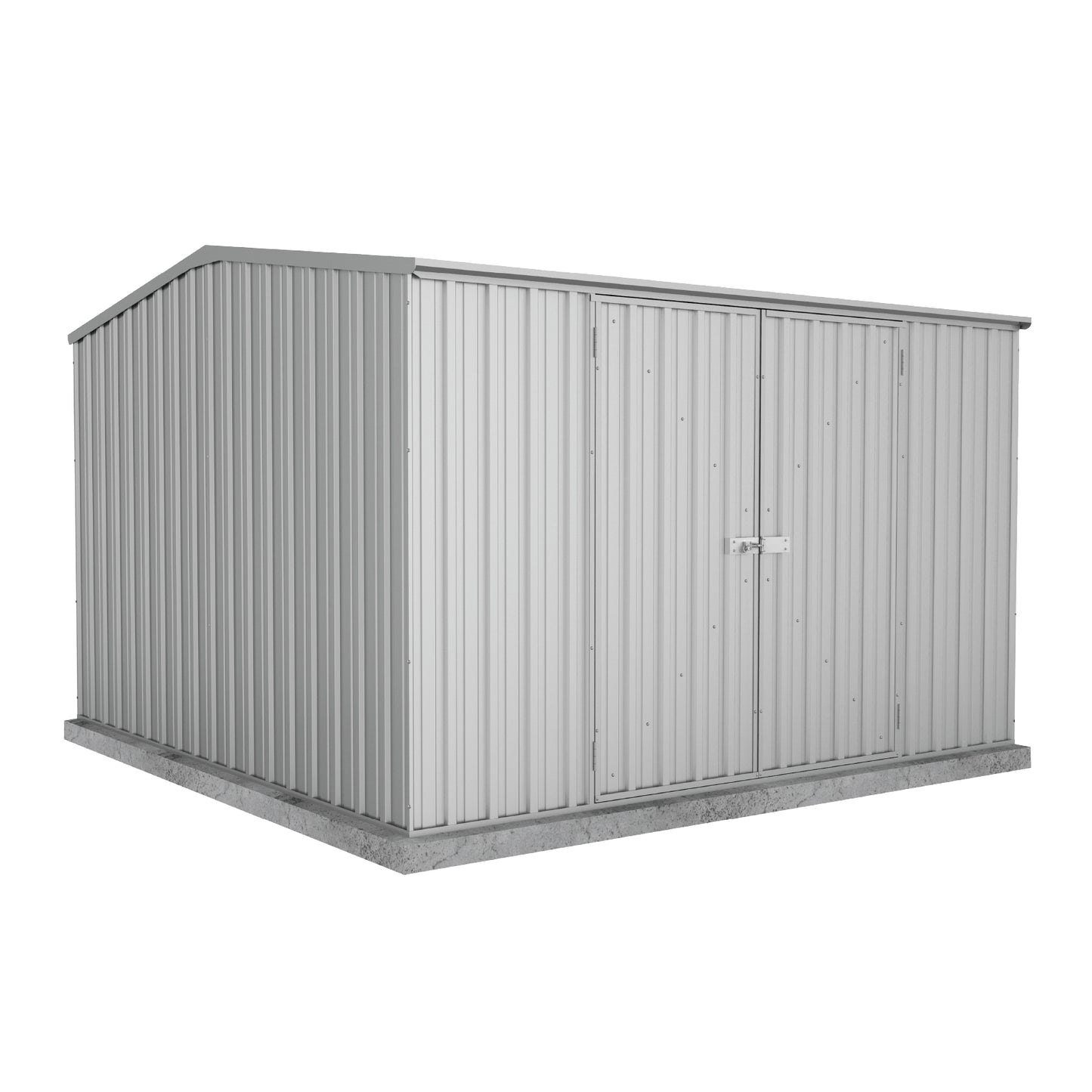 Absco Economy Garden Shed Double Door 3.00mW x 3.00mD x 2.06mH